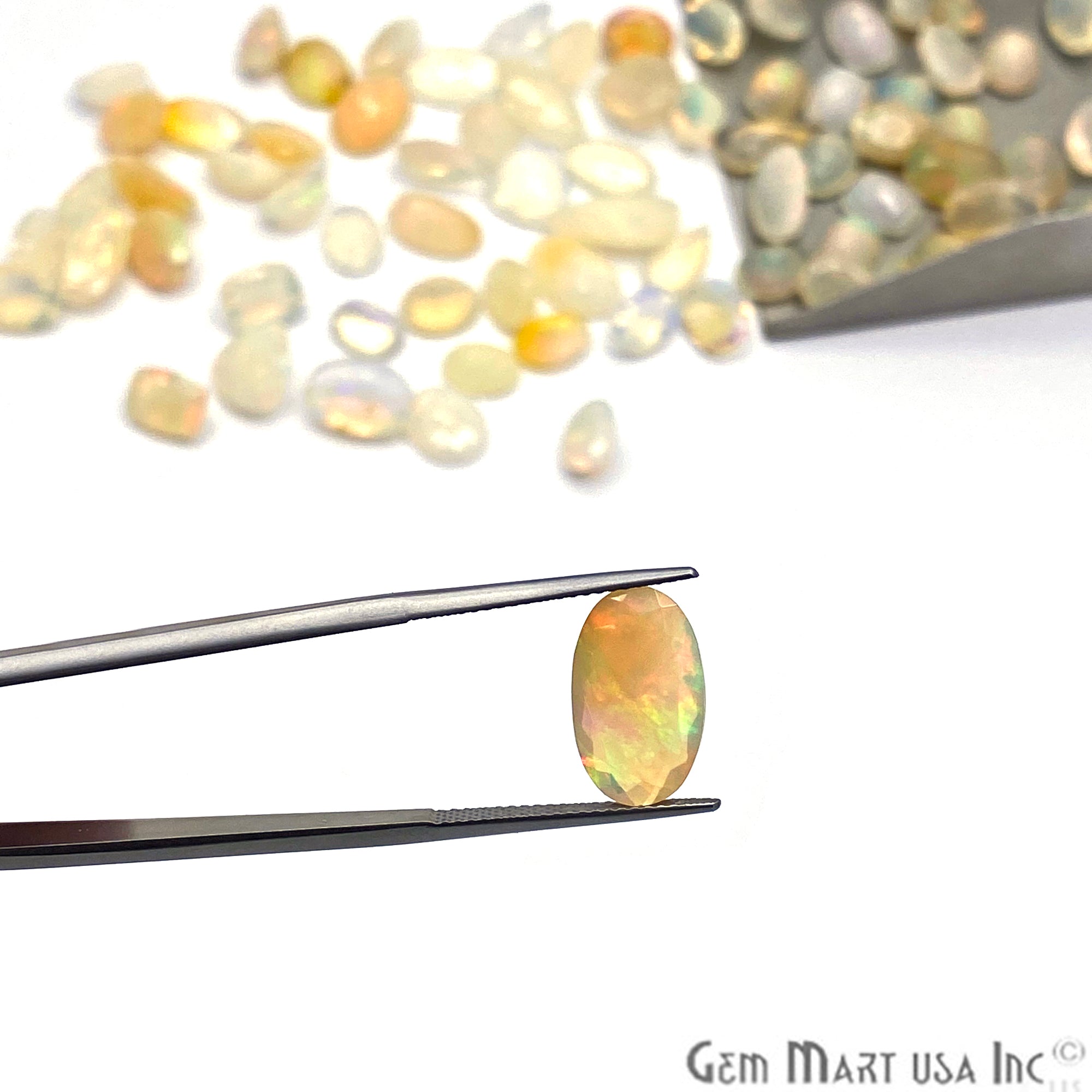 10 Carat Ethiopian Opal Gemstone Mix Shaped Lot Precious Loose Gems - GemMartUSA