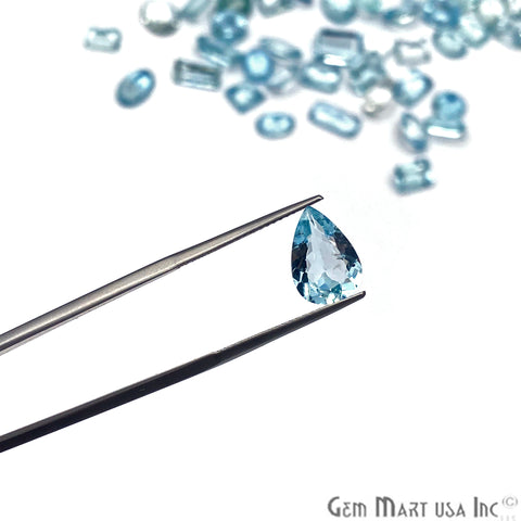 10 Carat Aquamarine Gemstone Mix Shaped Lot Precious Loose Gems - GemMartUSA