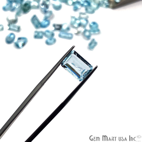 10 Carat Aquamarine Gemstone Mix Shaped Lot Precious Loose Gems - GemMartUSA