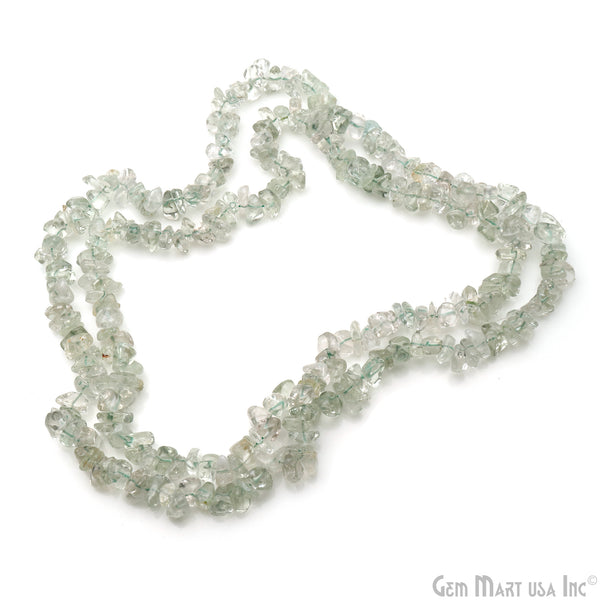 Green Amethyst Chip Beads,...