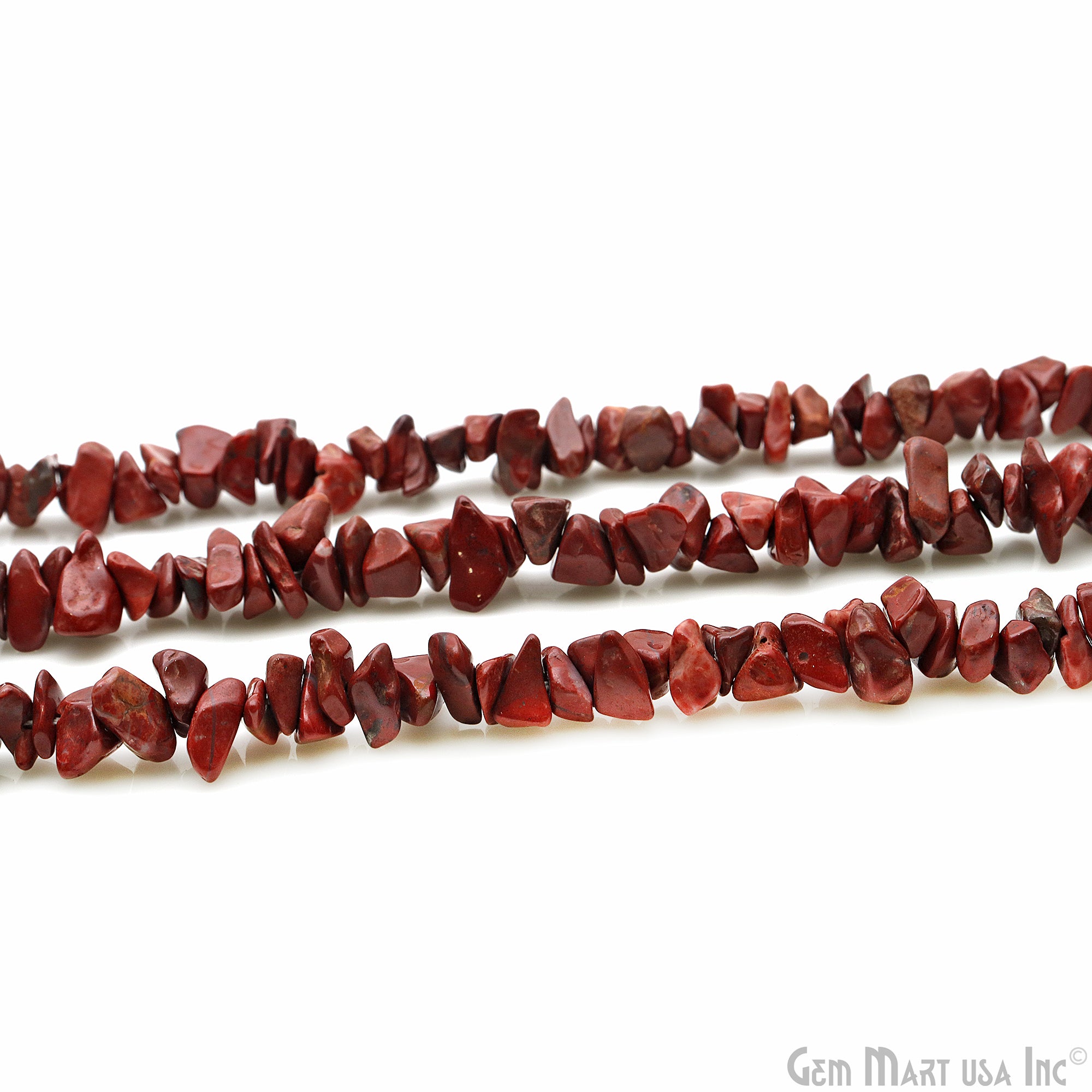 Dark Red Coral Chip Free Form 7-10mm Nugget Beads Gemstone Strands 34"