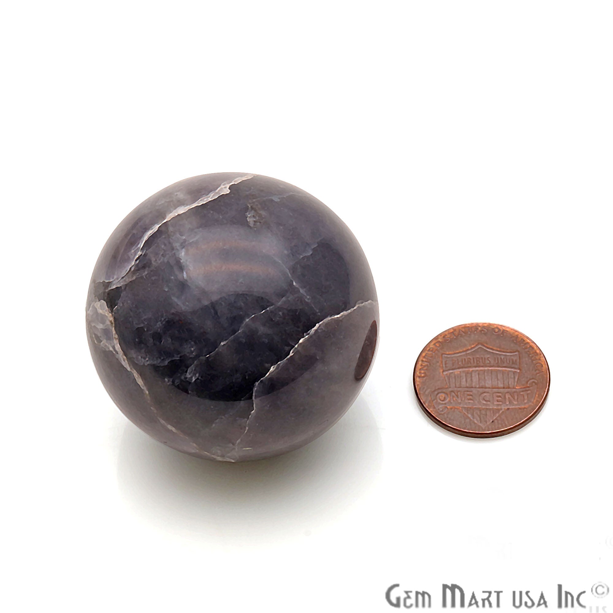 Gemstone Sphere ball, 40mm Reiki Healing Crystal, Chakra Stones, Healing Stones, Fortune Ball (Pick Stone) - GemMartUSA