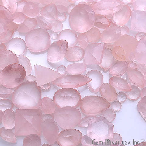 Wholesale Rose Quartz Mix Shape Loose Gemstones (Pick Your Carat) - GemMartUSA