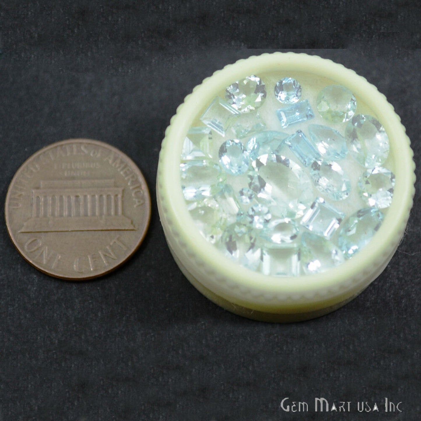 5 Carat Aquamarine Mix Shape A+ Grade Wholesale Loose Gemstones - GemMartUSA