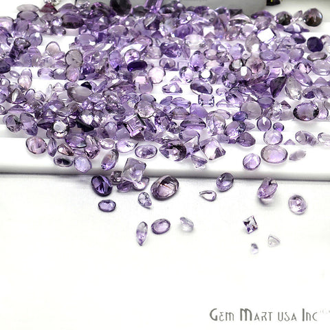 50 Carat Amethyst Mix Shape Wholesale Loose Gemstones - GemMartUSA