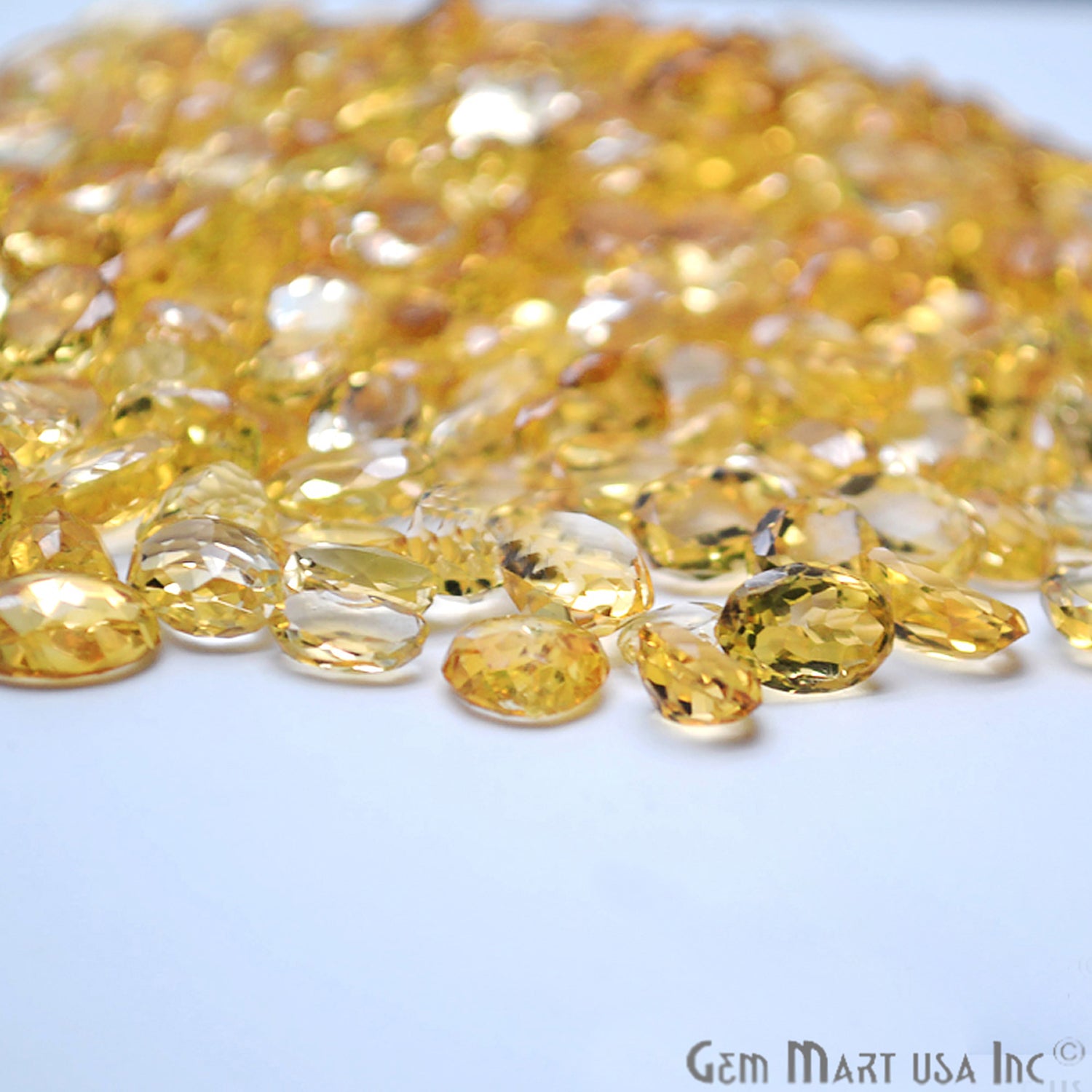 50 Carat Citrine Mix Shape A+ Grade Wholesale Loose Gemstones - GemMartUSA