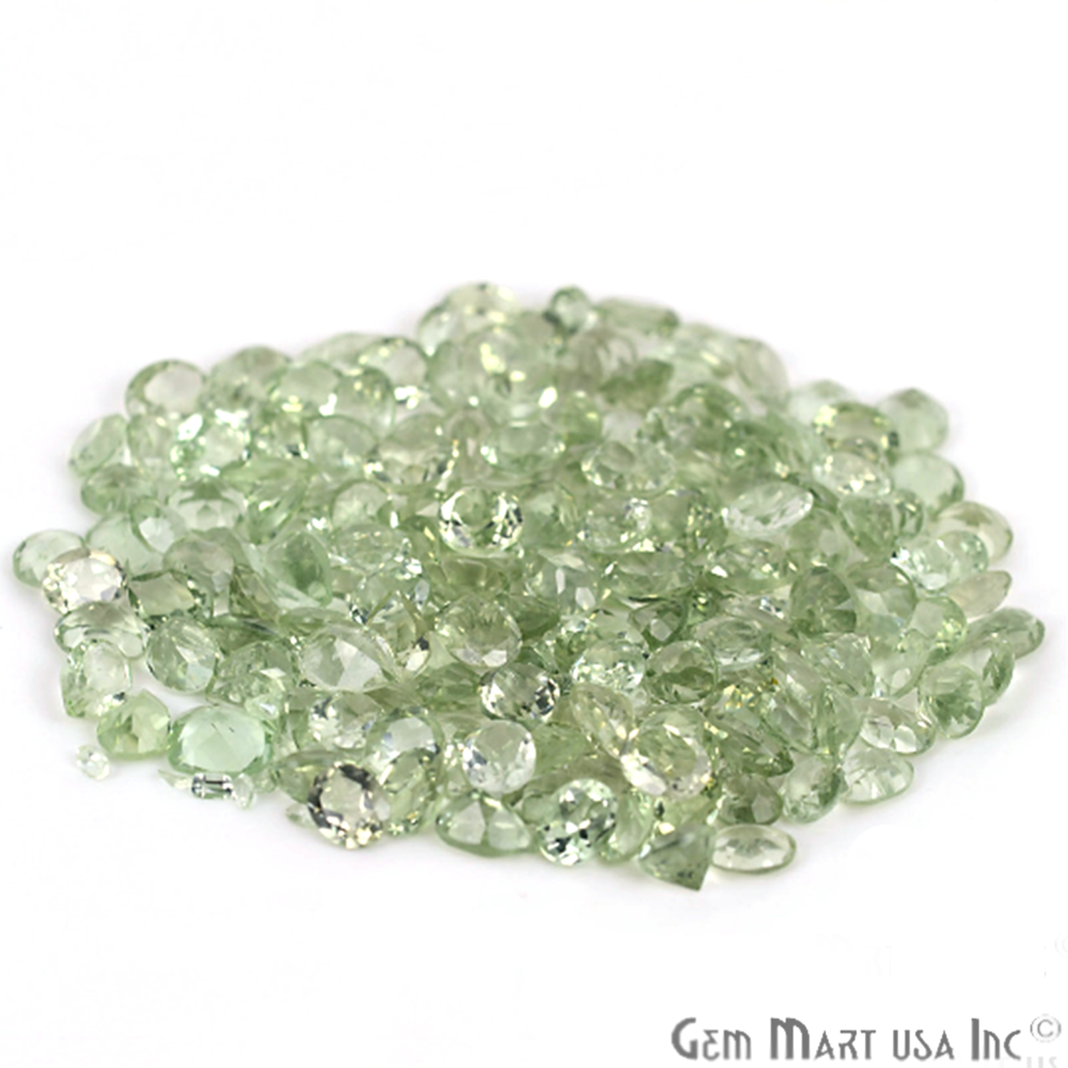 Green Amethyst Mix Shape Wholesale Loose Gemstones (Pick Your Carat) - GemMartUSA