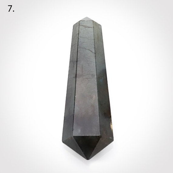 Terminated Gemstone Healing Crystal 54x16mm Pencil Point Wand (Pick Your Gemstone) (14089) - GemMartUSA