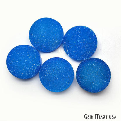 Color Druzy Cabochon 16mm Round Loose Druzy (Pick Your Color) - GemMartUSA