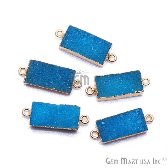 druzy connector beads, druzy connector