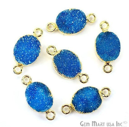 druzy connector beads, druzy connector