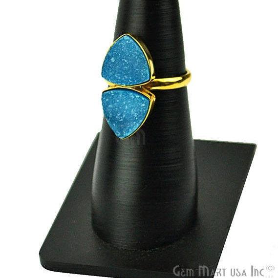 Gold Plated 10mm Trillion...