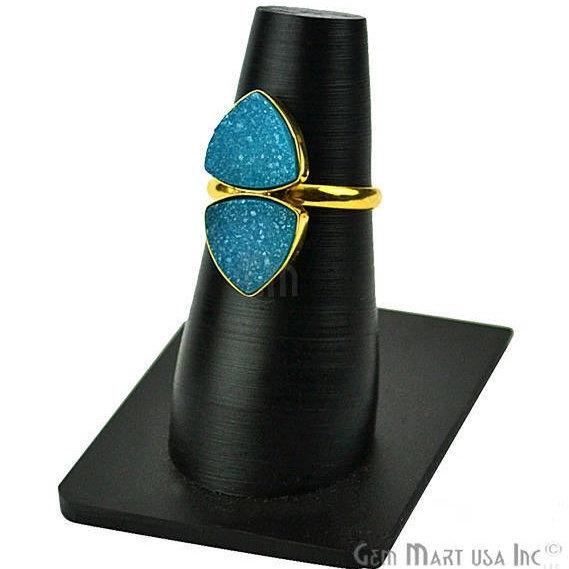 Gold Plated 10mm Trillion...