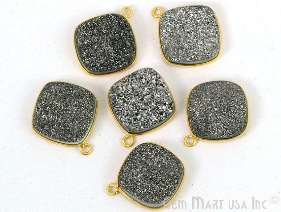 druzy connector beads, druzy connector
