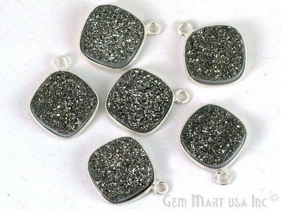 druzy connector beads, druzy connector