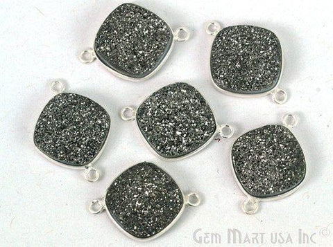 druzy connector beads, druzy connector