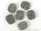Titanium Platinum Druzy 10x14mm Octagon Shape Loose Cabochon - GemMartUSA