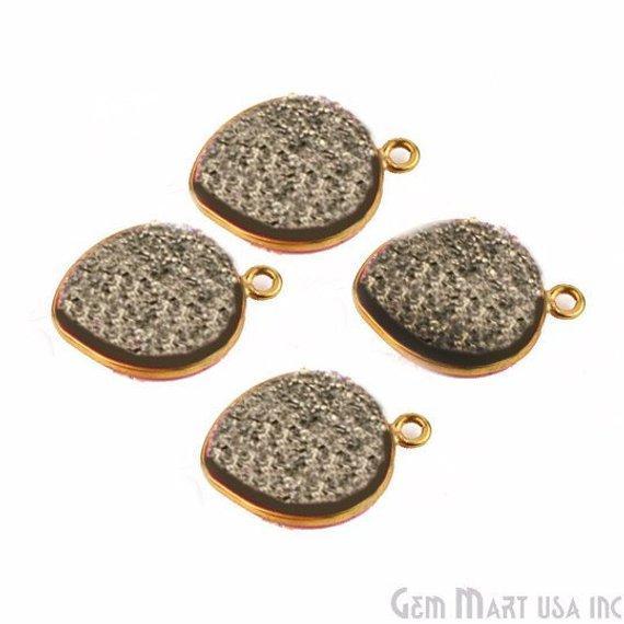 druzy connector beads, druzy connector