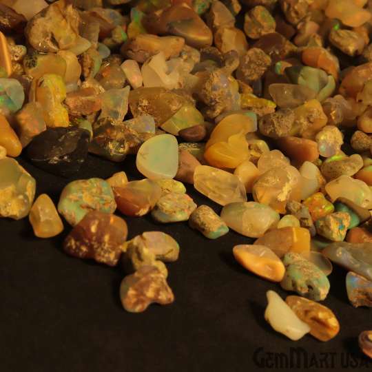 100cts Lot AAA Quality Ethiopian Opal, Mix Shape loose gemstone for Making jewelry