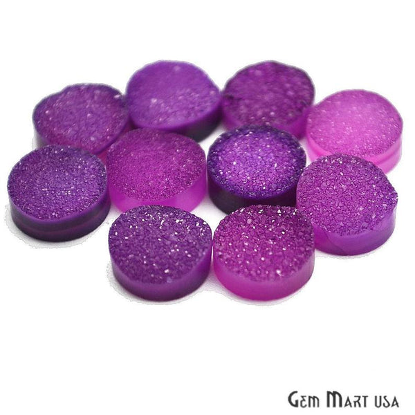 Plain Druzy Cabochon 12mm...