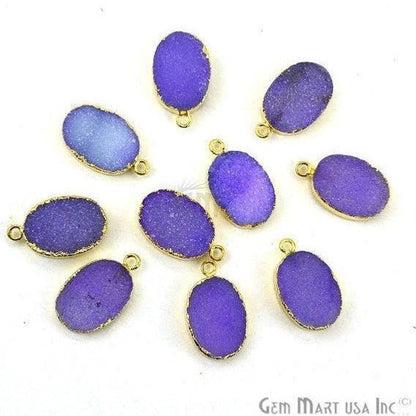 druzy connector beads, druzy connector