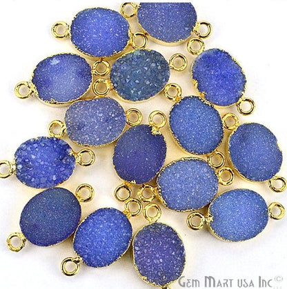 druzy connector beads, druzy connector