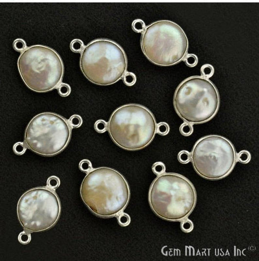 gemstone connector beads, gemstone connector pendant