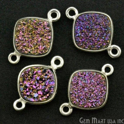 druzy connector beads, druzy connector