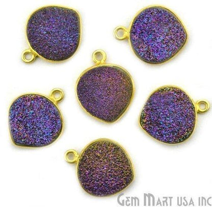 druzy connector beads, druzy connector