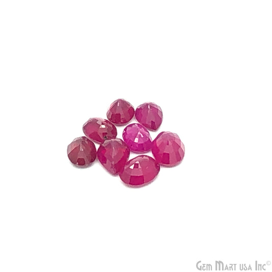 5 Carat Natural Ruby Oval & Pear 7.5-6mm Mixed Shape Loose Gemstone Lot| AAA-Quality July Birthstone Mixed Shape Faceted Cut Wholesale Lot