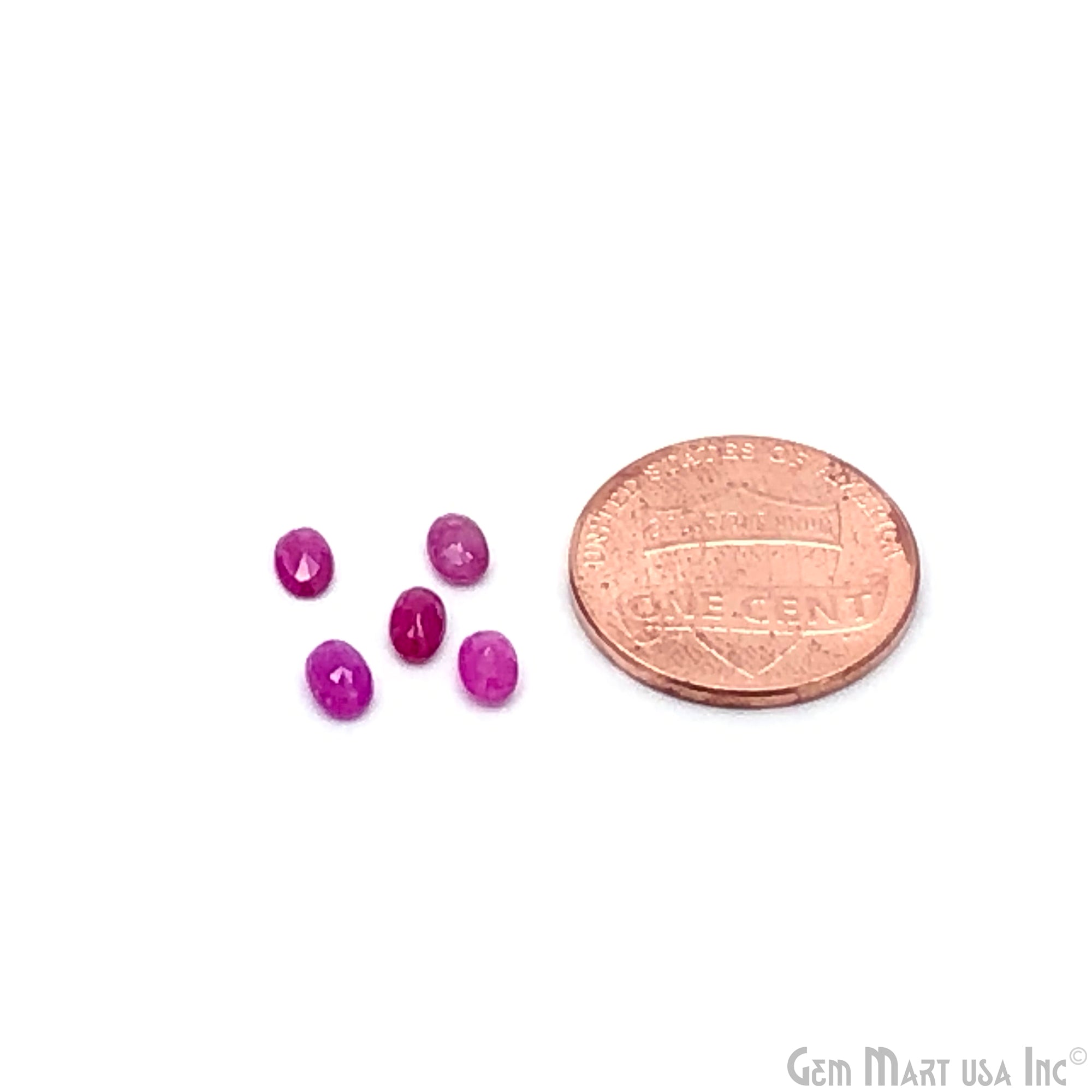 5 Carat Natural Ruby Oval Shape Loose Gemstone Lot| AAA-Quality July Birthstone Oval Shape Faceted Cut Wholesale Lot