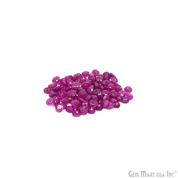 Ruby Oval Gemstone, 6x4mm,...