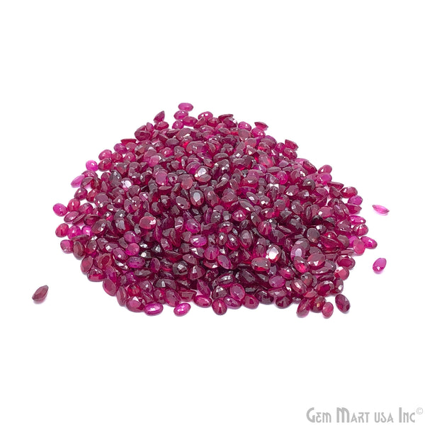Ruby Oval Gemstone, 7x5mm,...
