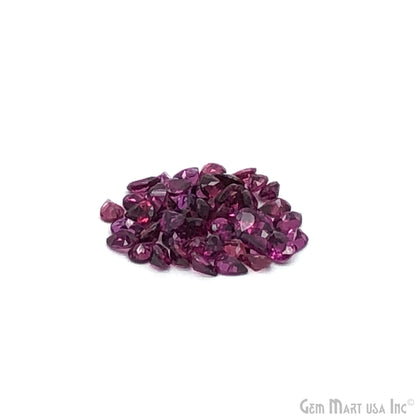 10 Carat Natural Rhodolite Pears Shape Loose Gemstone Lot| AAA-Quality Rhodolite Pears Shape Faceted Cut Wholesale Lot