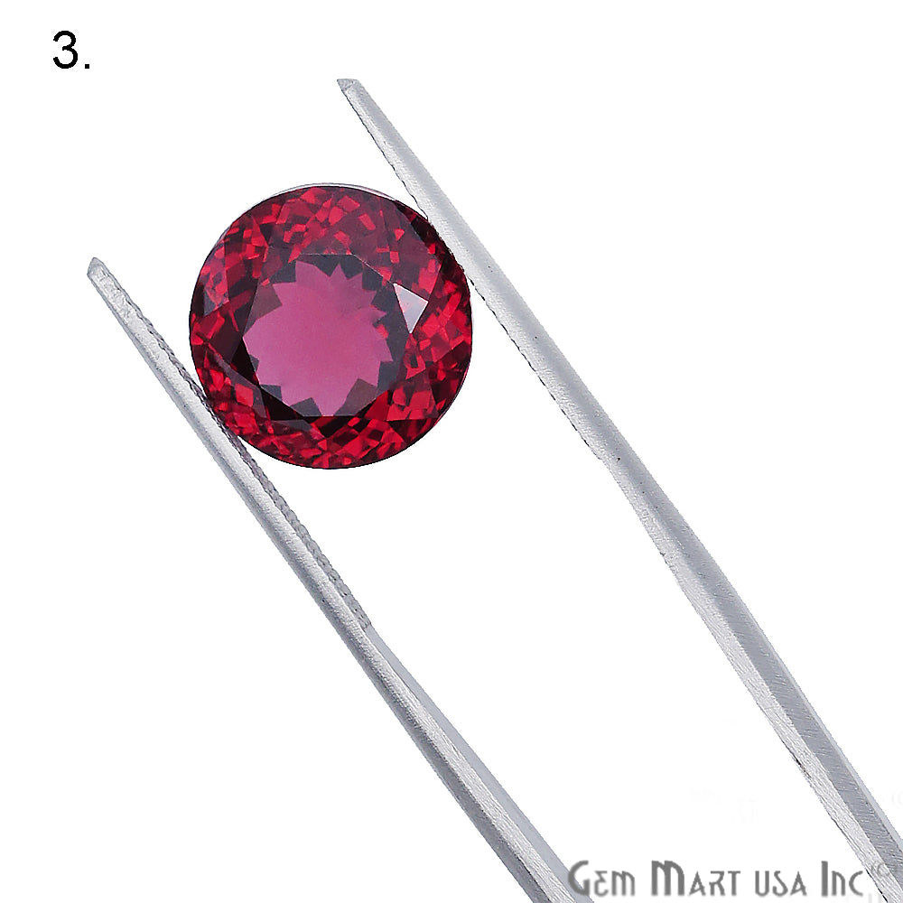 Rhodolite Garnet, Round & Cushion Shape, Loose Gemstone, January Birthstones (RH-0101-0106) - GemMartUSA