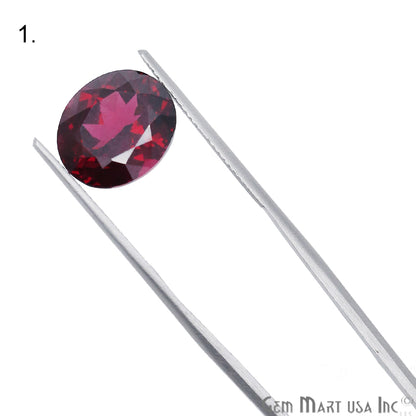 Rhodolite Garnet, Oval Gemstone, Loose Gemstone, January Birthstones (RH-0125-0130) - GemMartUSA