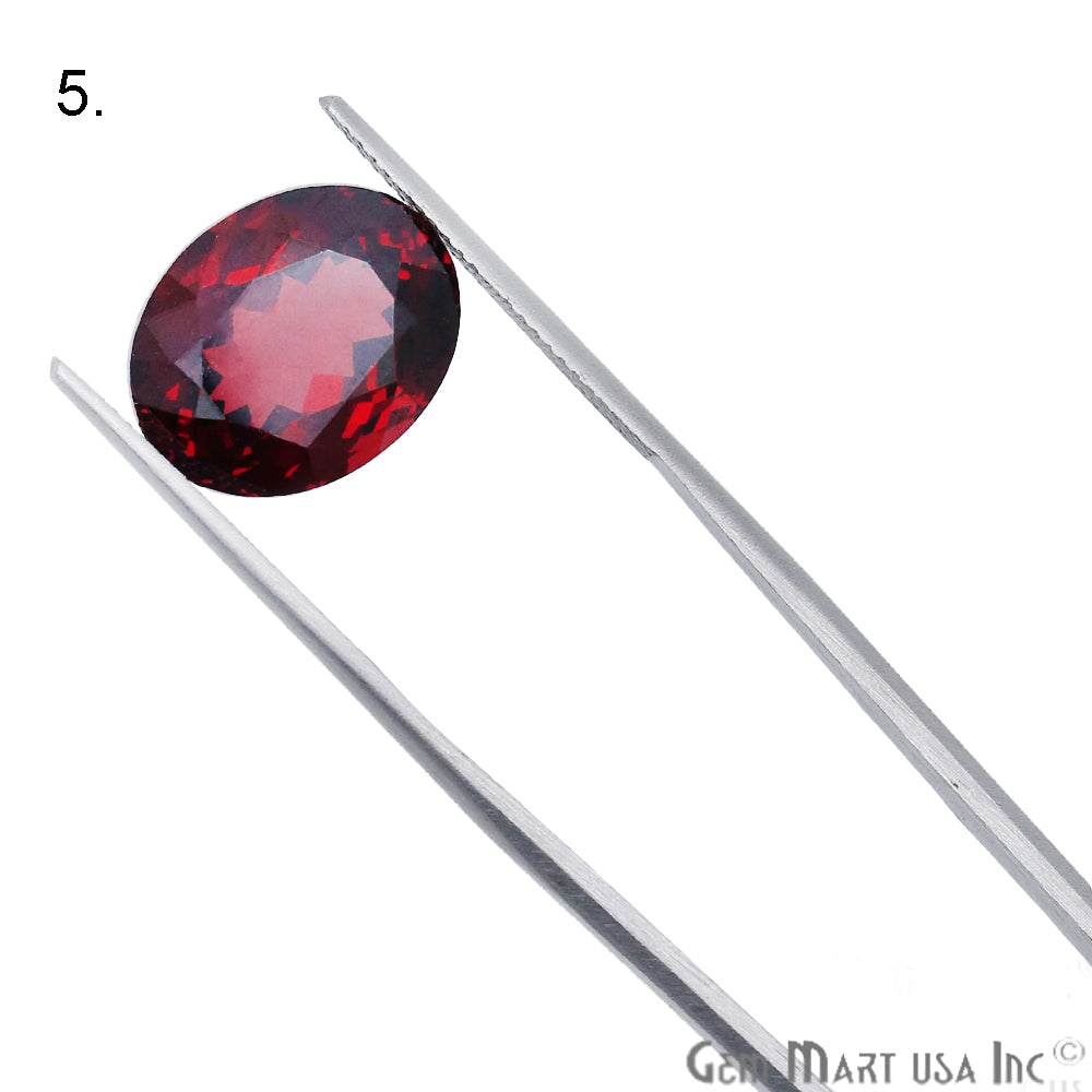 Rhodolite Garnet, Oval Gemstone, Loose Gemstone, January Birthstones (RH-0125-0130) - GemMartUSA