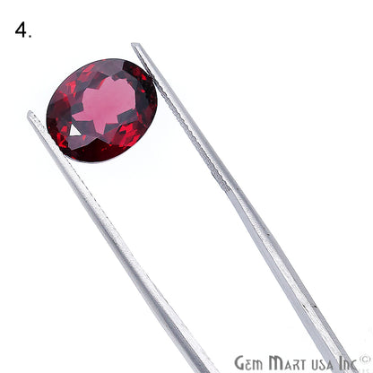 Rhodolite Garnet, Oval Gemstone, Loose Gemstone, January Birthstones (RH-0137-0142) - GemMartUSA