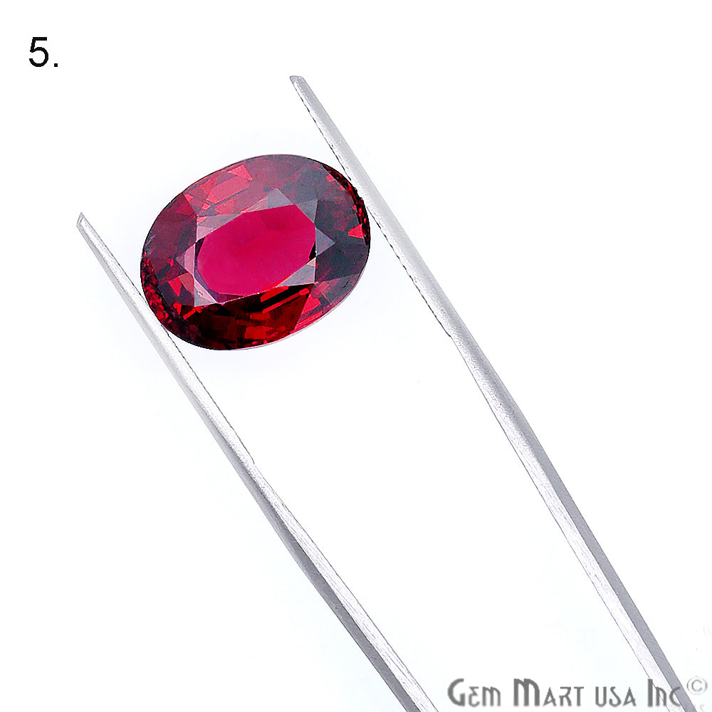 Rhodolite Garnet, Cushion & Oval Gemstone, Loose Gemstone, January Birthstones (RH-0013-0018) - GemMartUSA