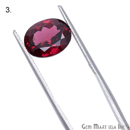 Rhodolite Garnet, Oval Gemstone, Loose Gemstone, January Birthstones (RH-0137-0142) - GemMartUSA