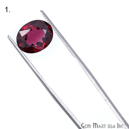 Rhodolite Garnet, Oval Gemstone, Loose Gemstone, January Birthstones (RH-0137-0142) - GemMartUSA