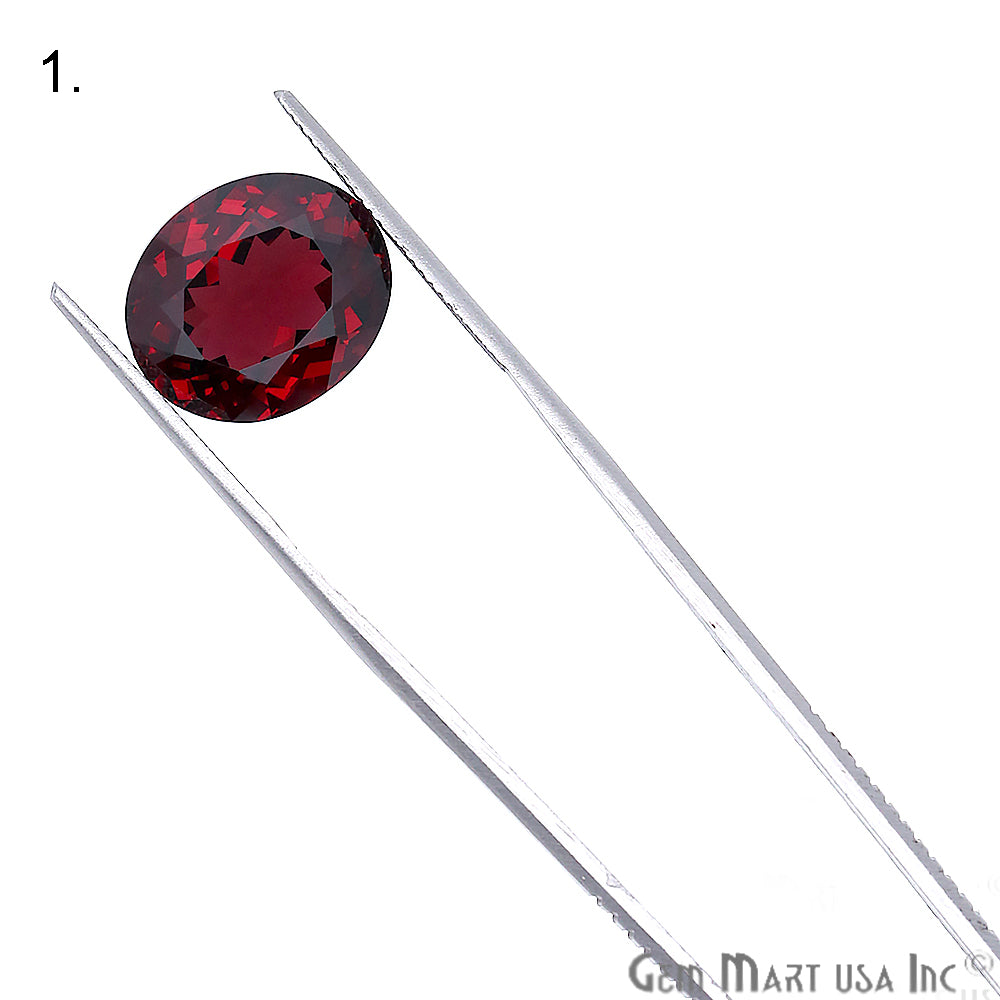 Rhodolite Garnet, Oval Gemstone, Loose Gemstone, January Birthstones (RH-0143-0148) - GemMartUSA