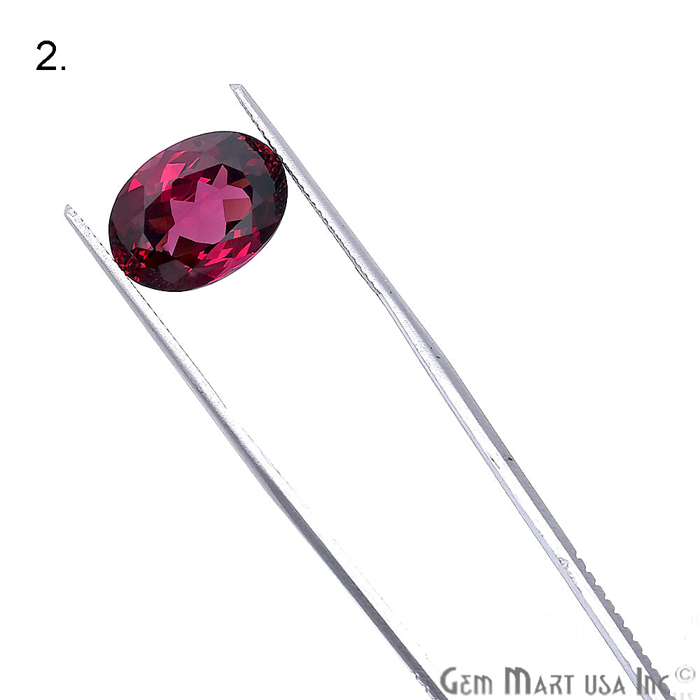 Rhodolite Garnet, Oval Gemstone, Loose Gemstone, January Birthstones (RH-0143-0148) - GemMartUSA