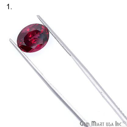 Rhodolite Garnet, Oval Gemstone, Loose Gemstone, January Birthstones (RH-0149-0154) - GemMartUSA