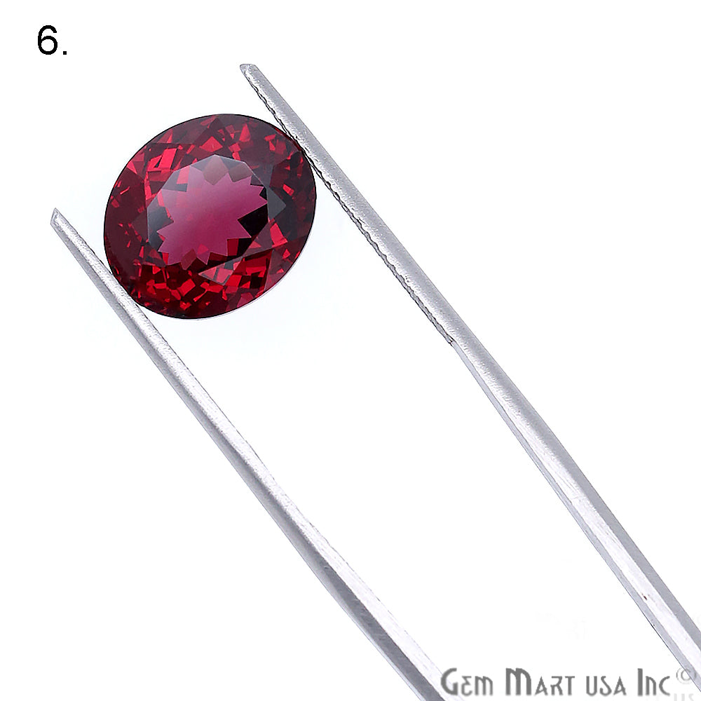 Rhodolite Garnet, Oval Gemstone, Loose Gemstone, January Birthstones (RH-0155-0160) - GemMartUSA