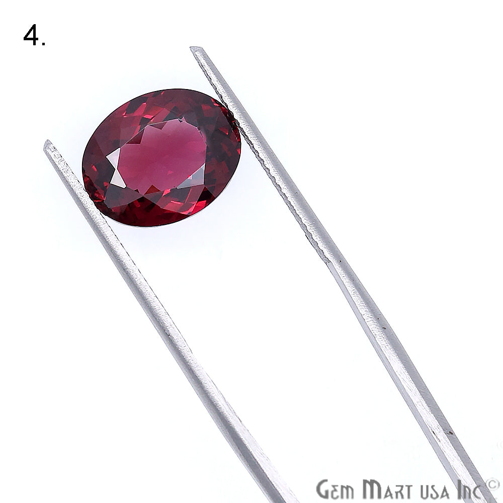 Rhodolite Garnet, Oval Gemstone, Loose Gemstone, January Birthstones (RH-0155-0160) - GemMartUSA