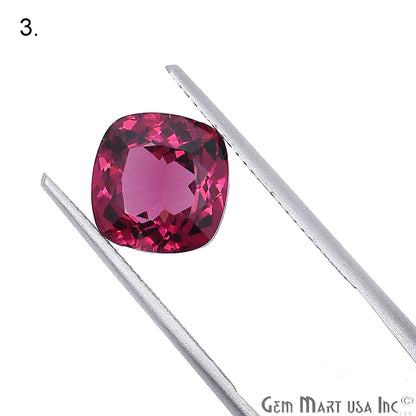 Rhodolite Garnet, Cushion & Oval Gemstone, Loose Gemstone, January Birthstones (RH-0013-0018) - GemMartUSA