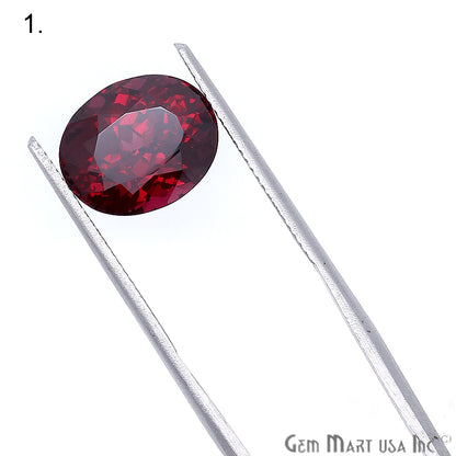 Rhodolite Garnet, Oval Gemstone, Loose Gemstone, January Birthstones (RH-0155-0160) - GemMartUSA