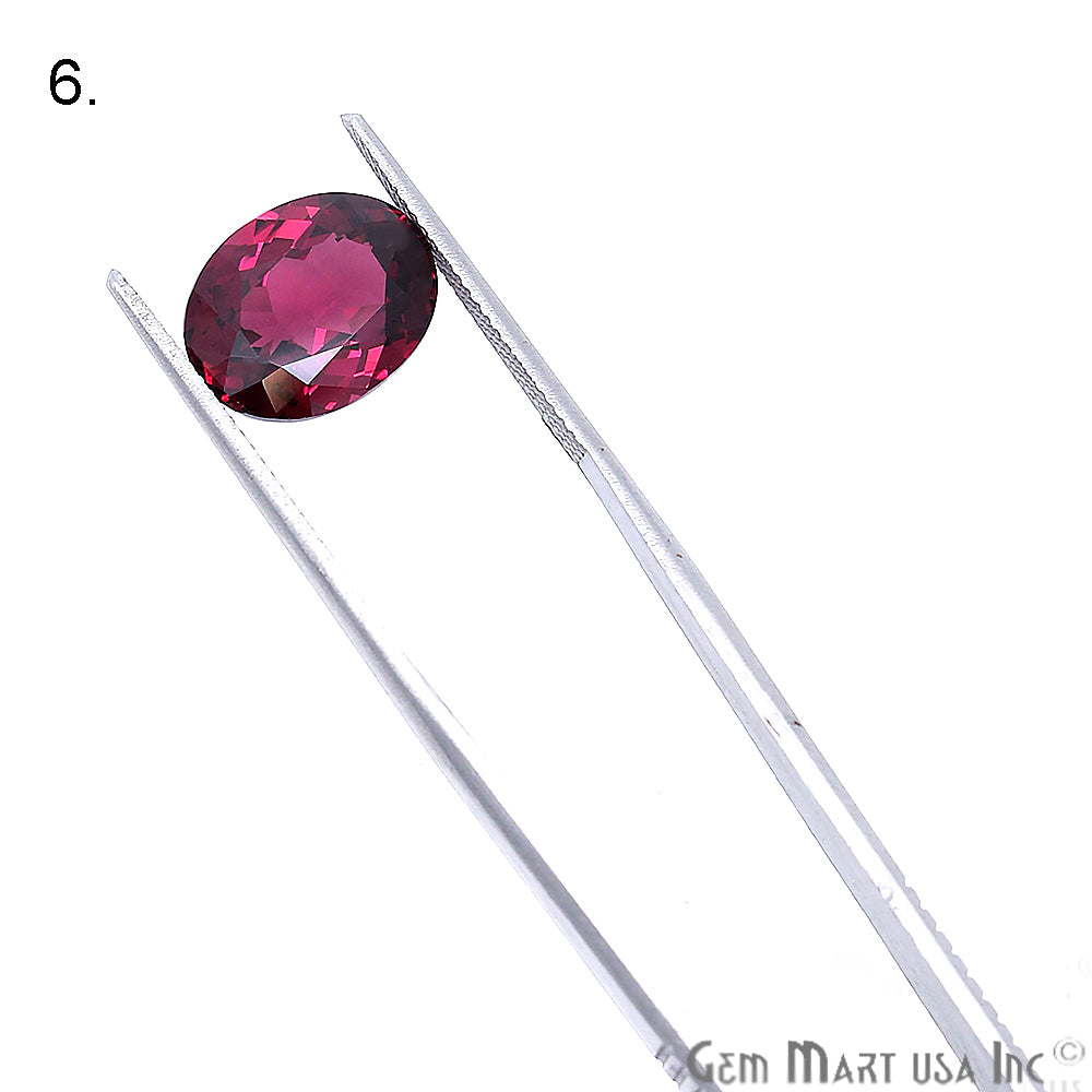 Rhodolite Garnet, Oval Gemstone, Loose Gemstone, January Birthstones (RH-0173-0180) - GemMartUSA