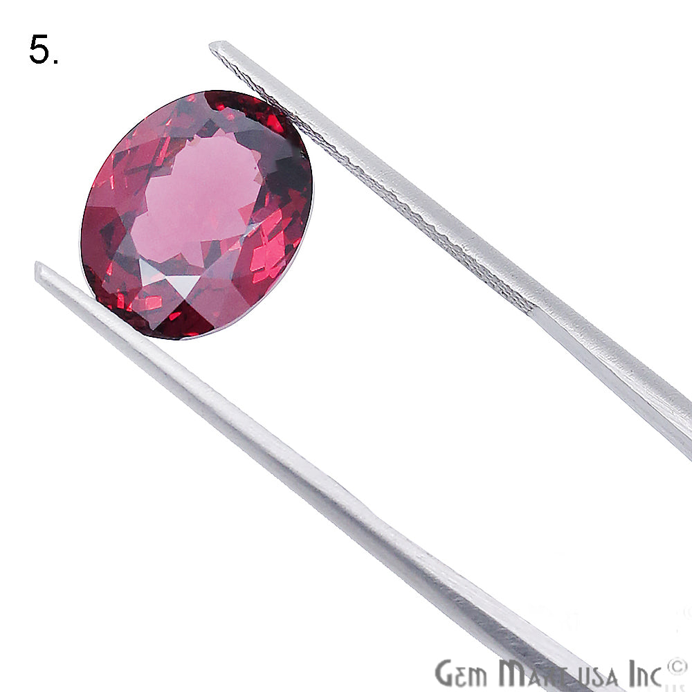 Rhodolite Garnet, Oval Gemstone, Loose Gemstone, January Birthstones (RH-0173-0180) - GemMartUSA